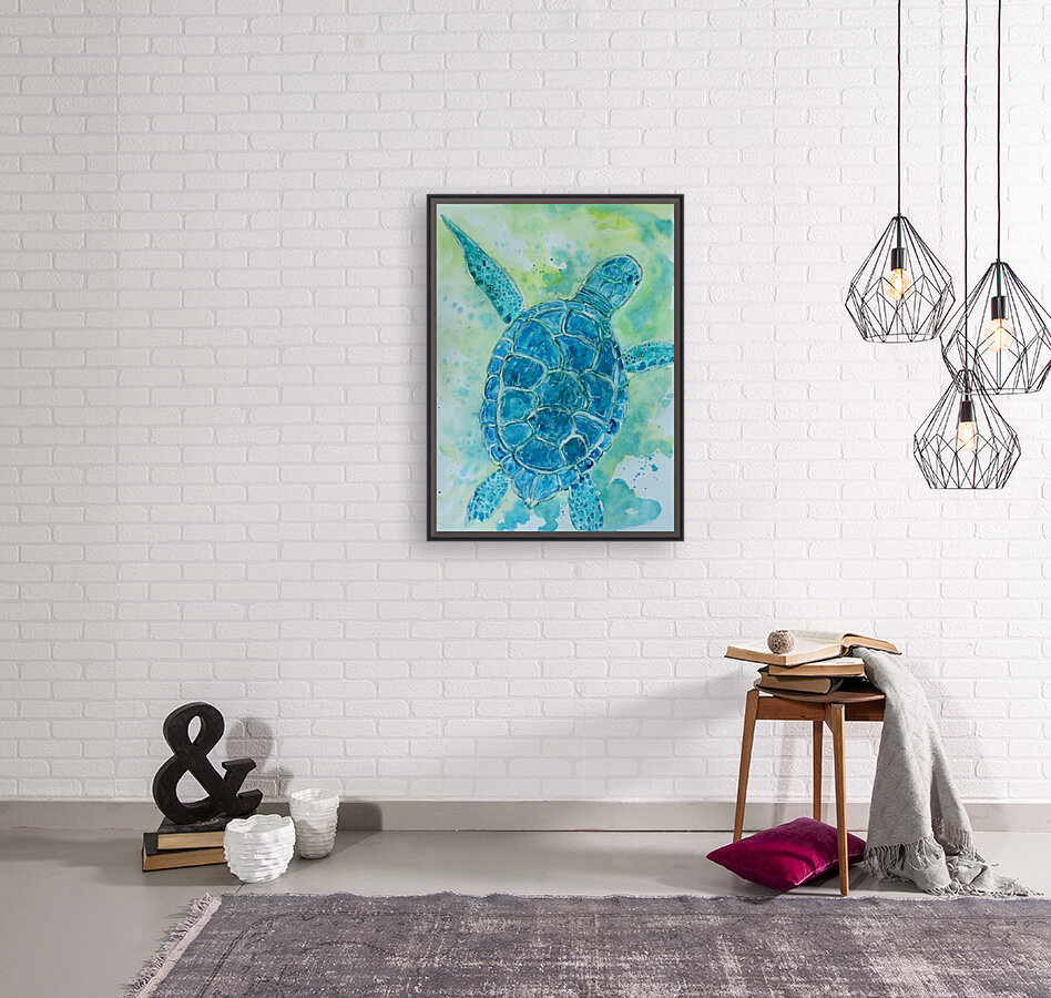 Blue Sea Turtle Reproduction