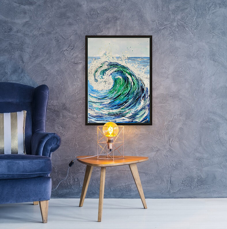 Blue Ocean Wave Reproduction