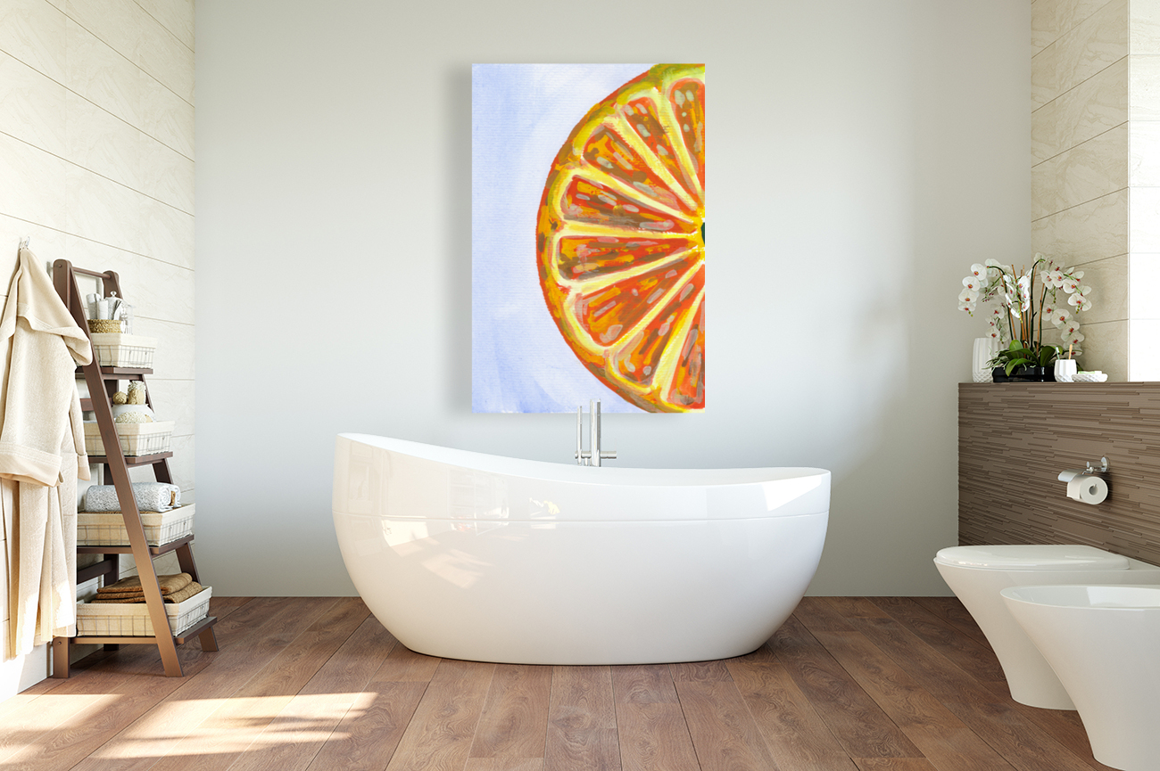 Orange Fruit Slice Reproduction