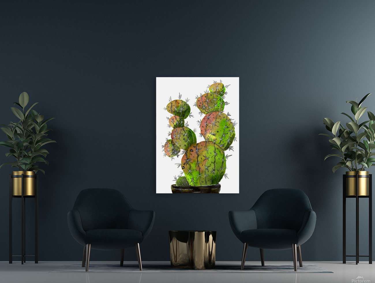 Big Old Stingy Cactus Reproduction