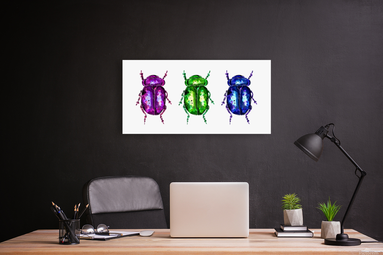 Three colorful Bugs Reproduction