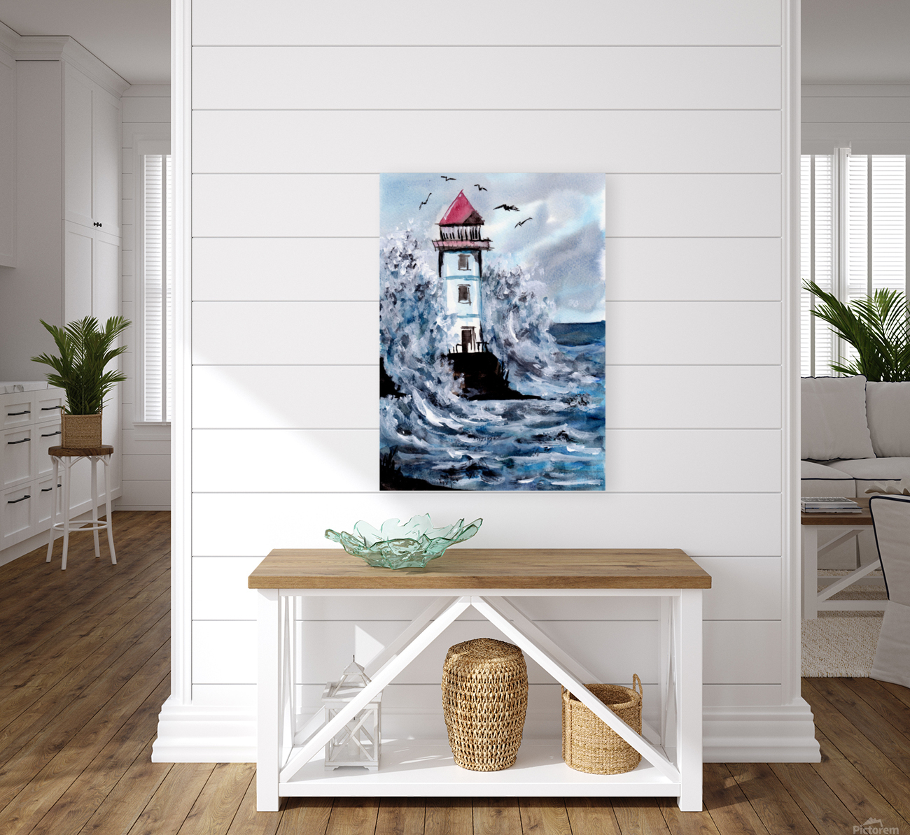 Lighthouse and Storm Reproduction