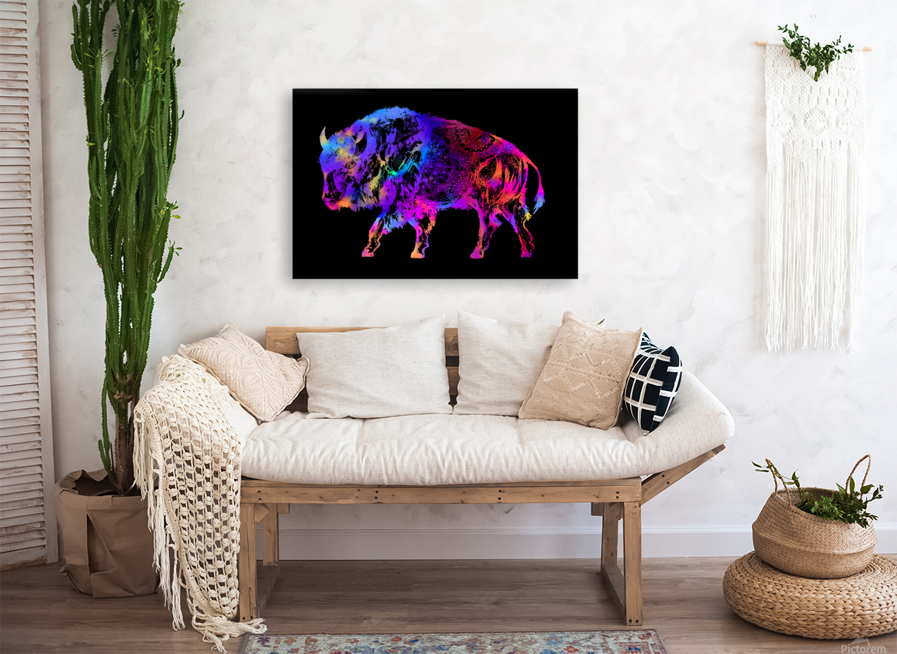 Rainbow Buffalo Reproduction