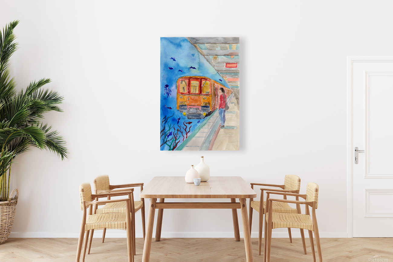 Underwater Trainstation Reproduction