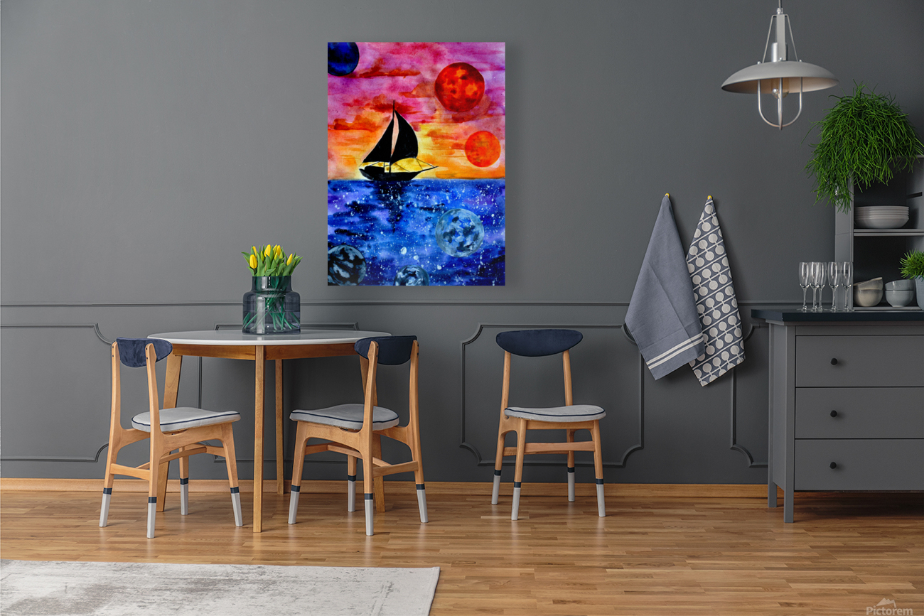 Space Sailing Boat Reproduction