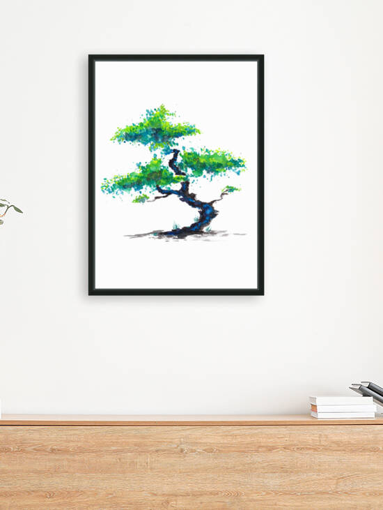 Blue Bonsai by Sebastian Grafmann