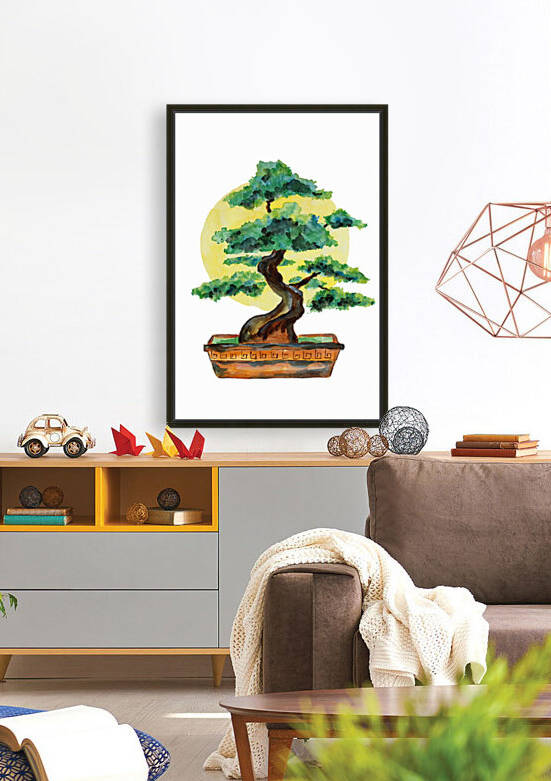 Bonsai Tree and Sunshine by Sebastian Grafmann