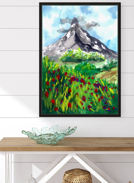 Meadows and Mountain by Sebastian Grafmann