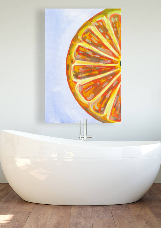 Orange Fruit Slice by Sebastian Grafmann