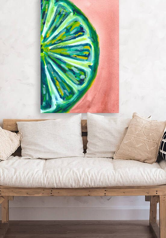 Lime Fruit Slice by Sebastian Grafmann