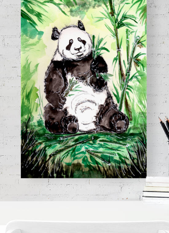 Hungry Big Panda by Sebastian Grafmann