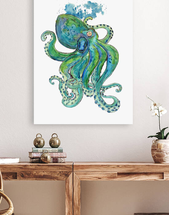 The Mighty Green Kraken by Sebastian Grafmann