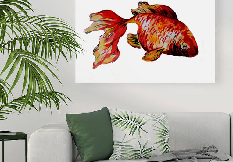 Red Goldfish by Sebastian Grafmann