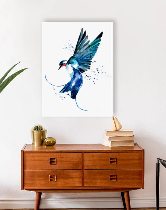 Blue Swallow by Sebastian Grafmann
