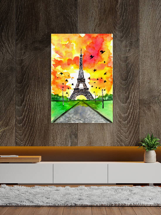Eifel Tower Paris Sunset by Sebastian Grafmann