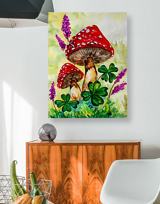 Lucky Mushrooms and Lavender by Sebastian Grafmann