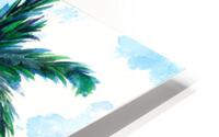 Palm Trees Beachside HD Metal print