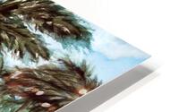 Beach with Palm Trees HD Metal print