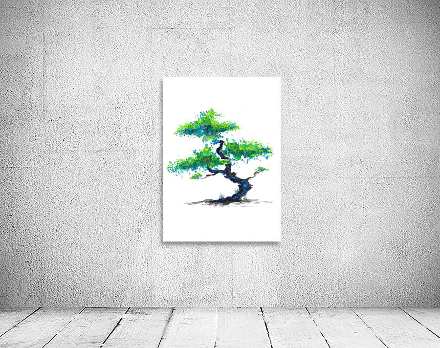 Blue Bonsai Wall Preview