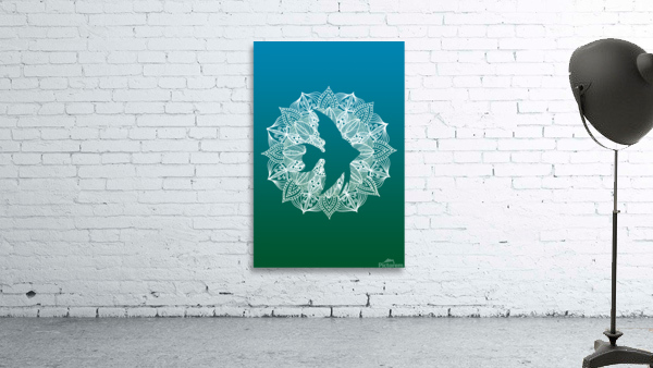 Mandala Circle Fish Wall Preview