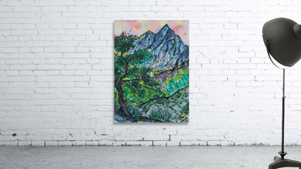 Summer Mountains Wall Preview