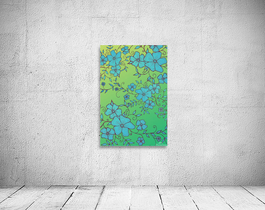 Floral Ornaments Pattern Wall Preview