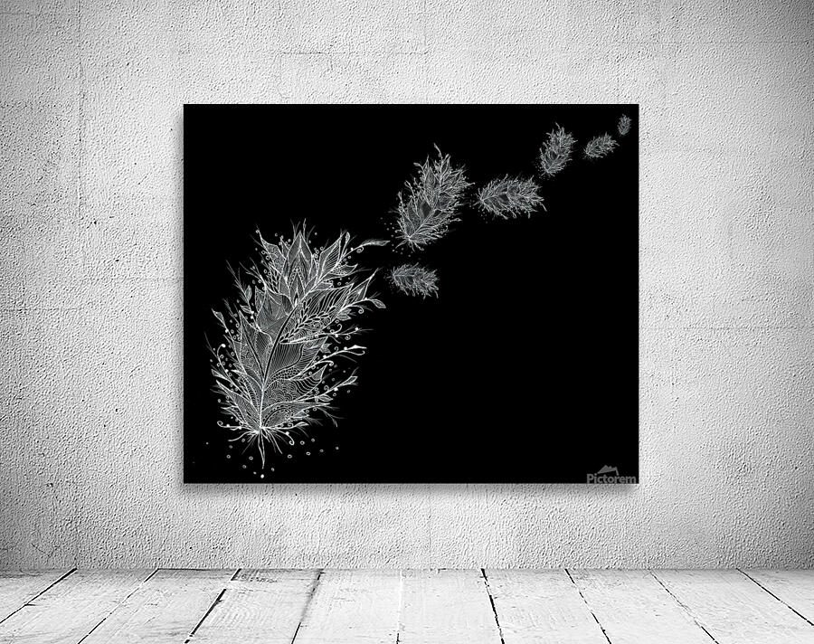 Flying Feathers Wall Preview