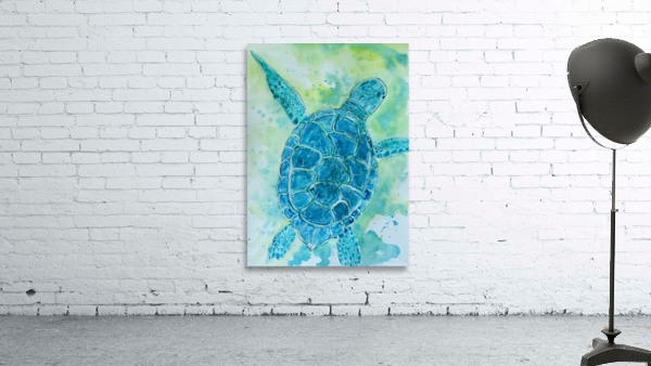Blue Sea Turtle Wall Preview