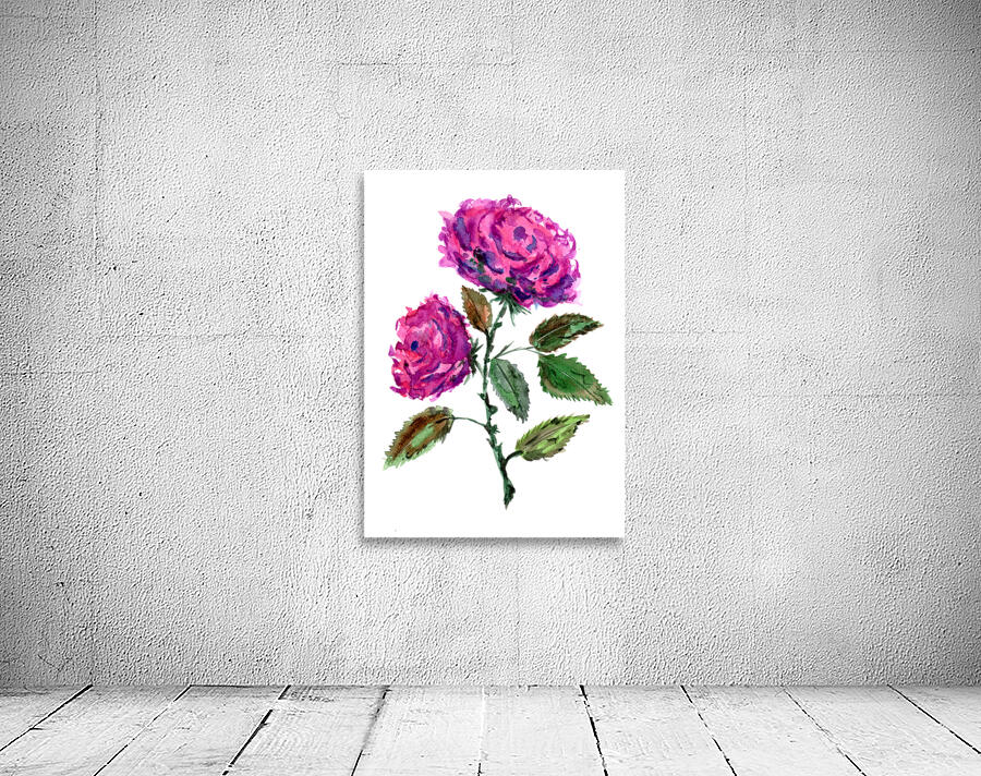 Purple Roses Wall Preview