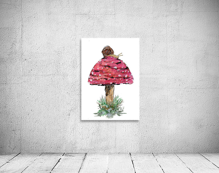 Fly Agaric Toadstool and Snail Wall Preview