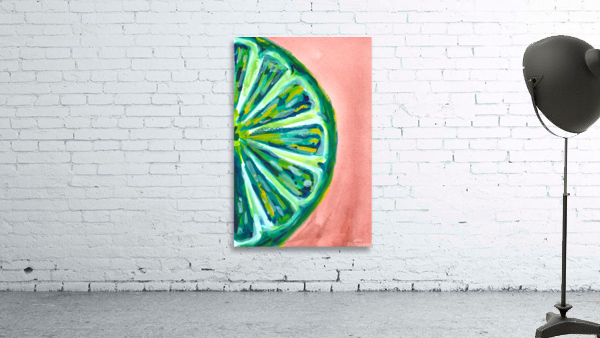 Lime Fruit Slice Wall Preview