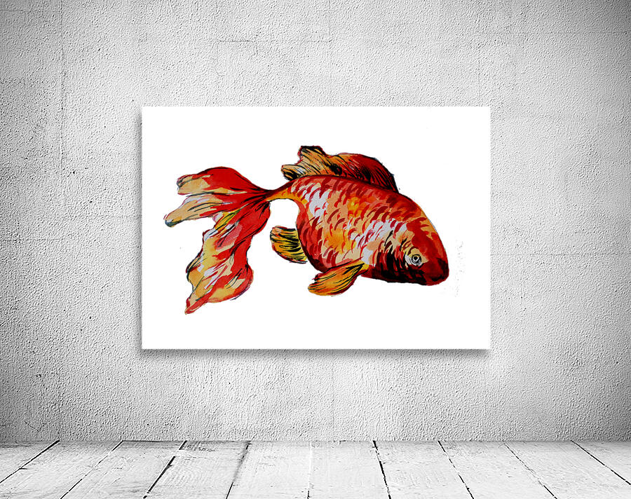 Red Goldfish Wall Preview