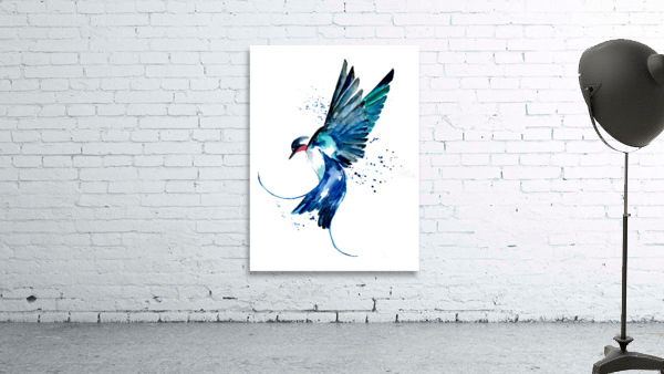 Blue Swallow Wall Preview