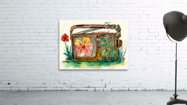 Flower Radio Wall Preview