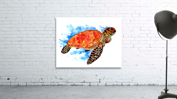 Red Sea Turtle Wall Preview