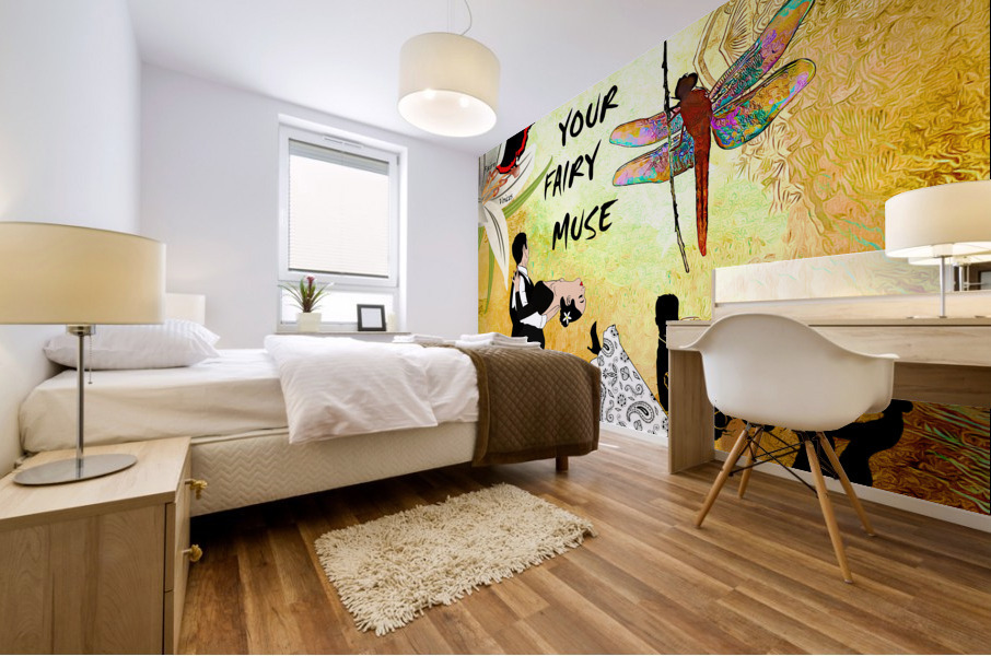 EMBRACE YOUR FAIRY MUSE - ART- Dancing Couples wall art Mural print