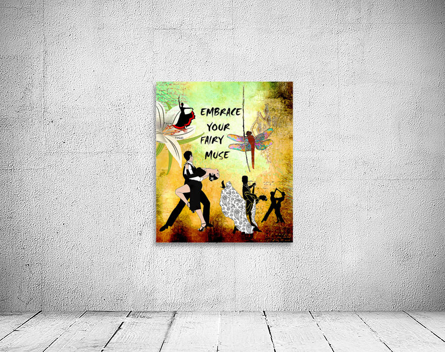 EMBRACE YOUR FAIRY MUSE - ART- Dancing Couples wall art Wall Preview