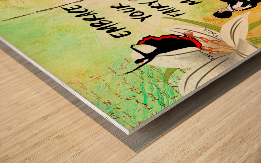 EMBRACE YOUR FAIRY MUSE - ART- Dancing Couples wall art Wood print