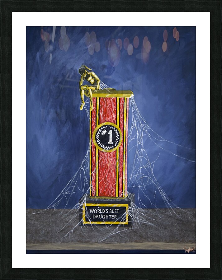 The Fall of the Golden Child  Picture Frame print