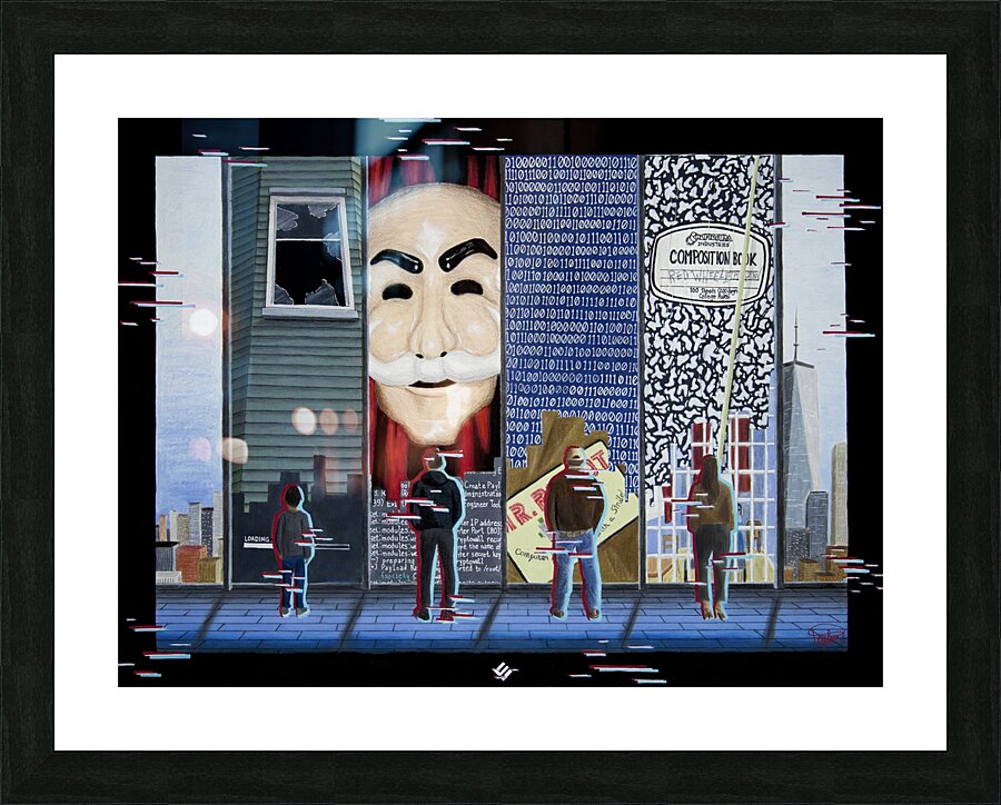 F-Society Picture Frame print