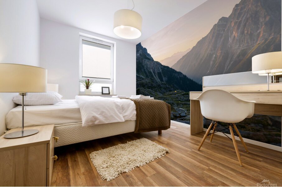 Hermit Sunrise Mural print