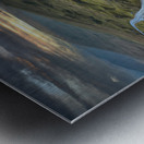 Aerial view of Cuckoo Bend Metal print