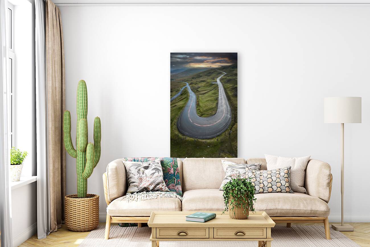 Aerial view of Cuckoo Bend Reproduction