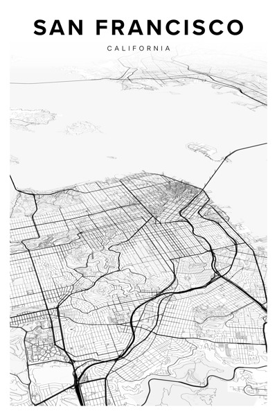 SanFrancisco portrait 2 3 Digital Download