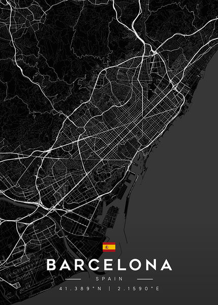 Barcelona 39x55Inches 6 Digital Download