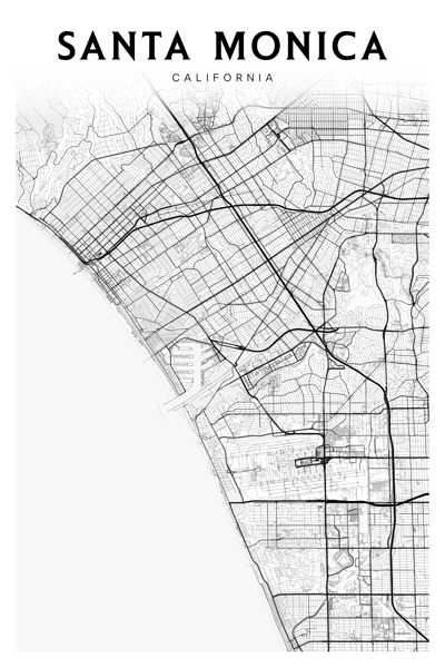 SantaMonica portrait 2 3 Digital Download