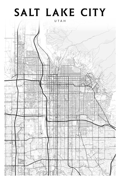 SaltLakeCity portrait 2 3 Digital Download