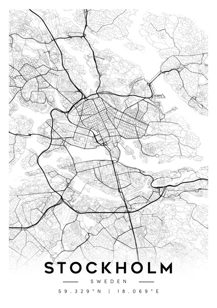 Stockholm portrait A Series Digital Download