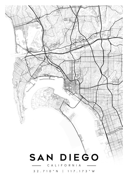 SanDiego portrait A Series Digital Download