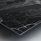 New York City Map Metal Prints Metal print